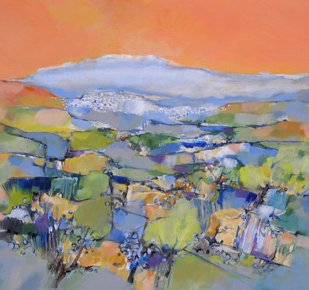 "Regain " - 2015 -  Acrylique sur toile - 60 x 60 cm.