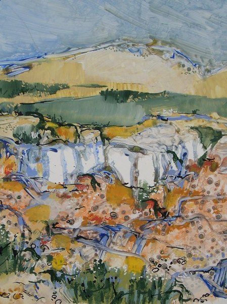 "Sud" I  - 2015  - Acrylique sur Polypropyl&egrave;ne